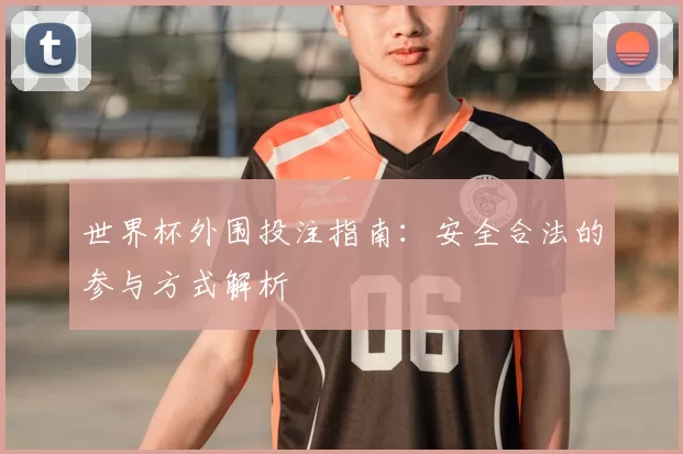 世界杯外围投注指南：安全合法的参与方式解析