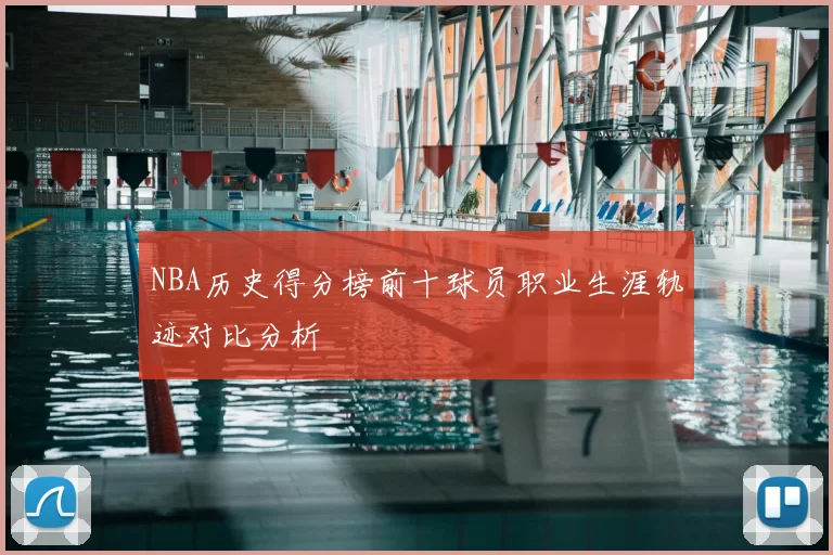 NBA历史得分榜前十球员职业生涯轨迹对比分析